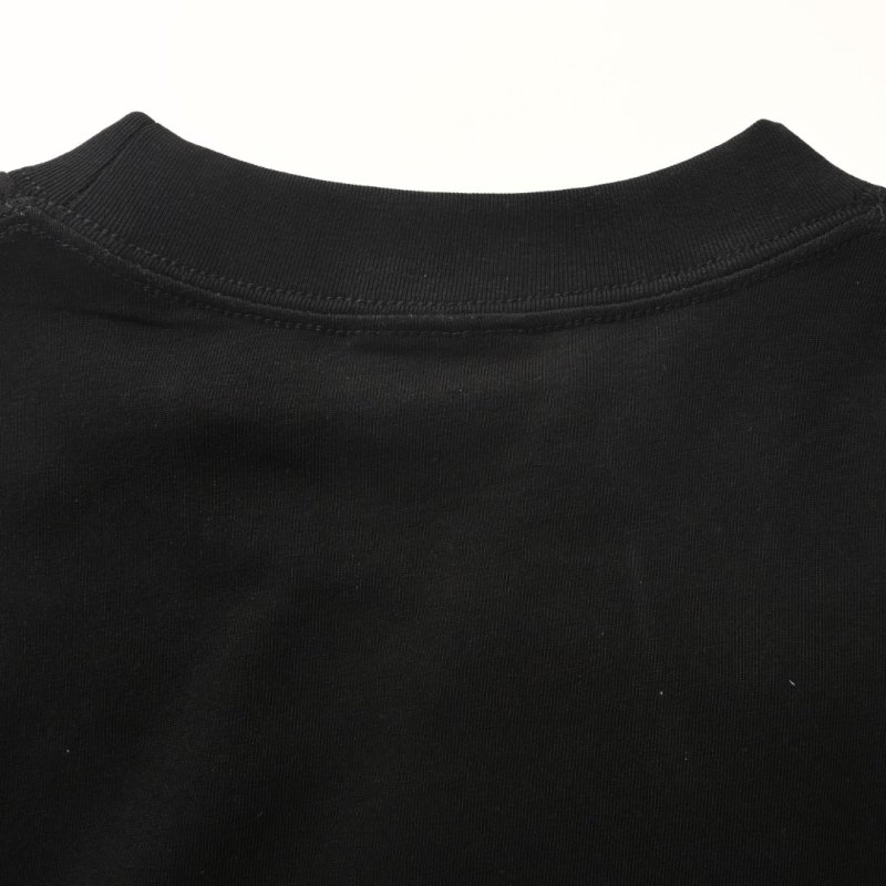 Burberry Black Vertical Logo T-Shirt view