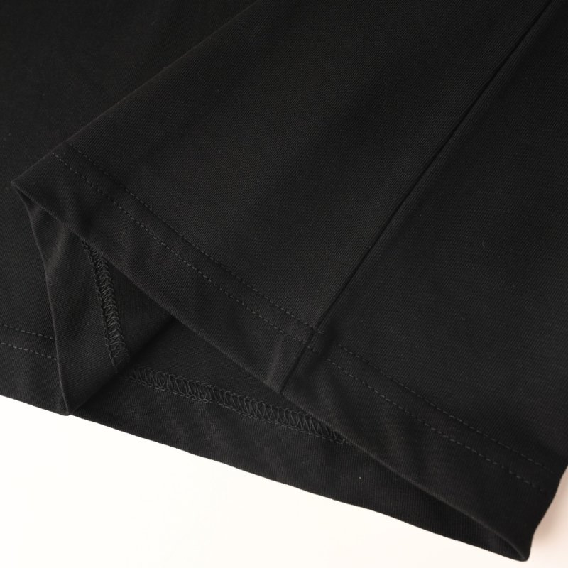 Burberry Black Vertical Logo T-Shirt view