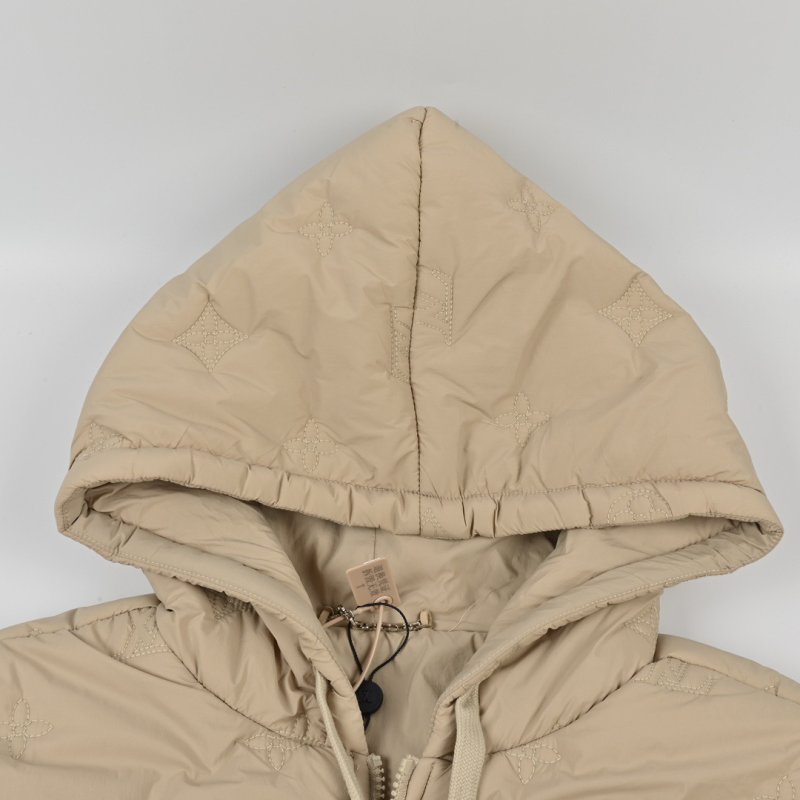 Louis Vuitton Quilted Puffer Jacket Beige view