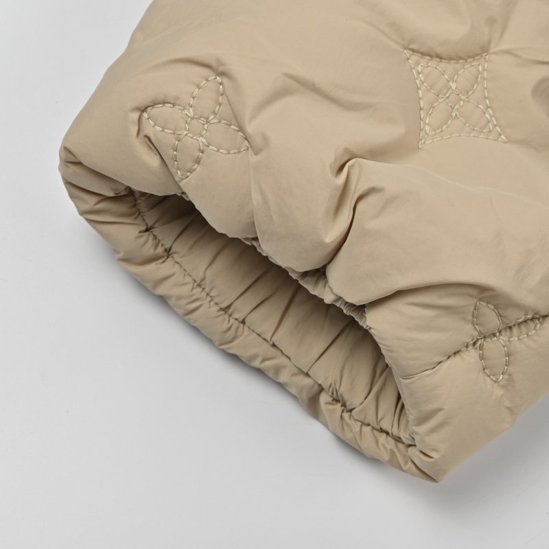 Louis Vuitton Quilted Puffer Jacket Beige view