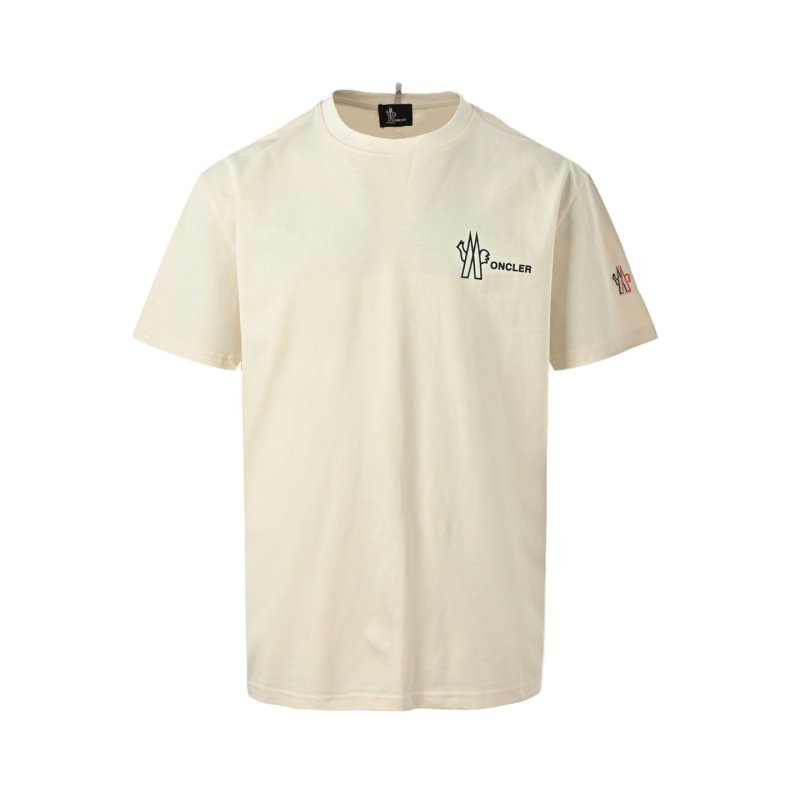 Moncler Logo T-Shirt Cream view