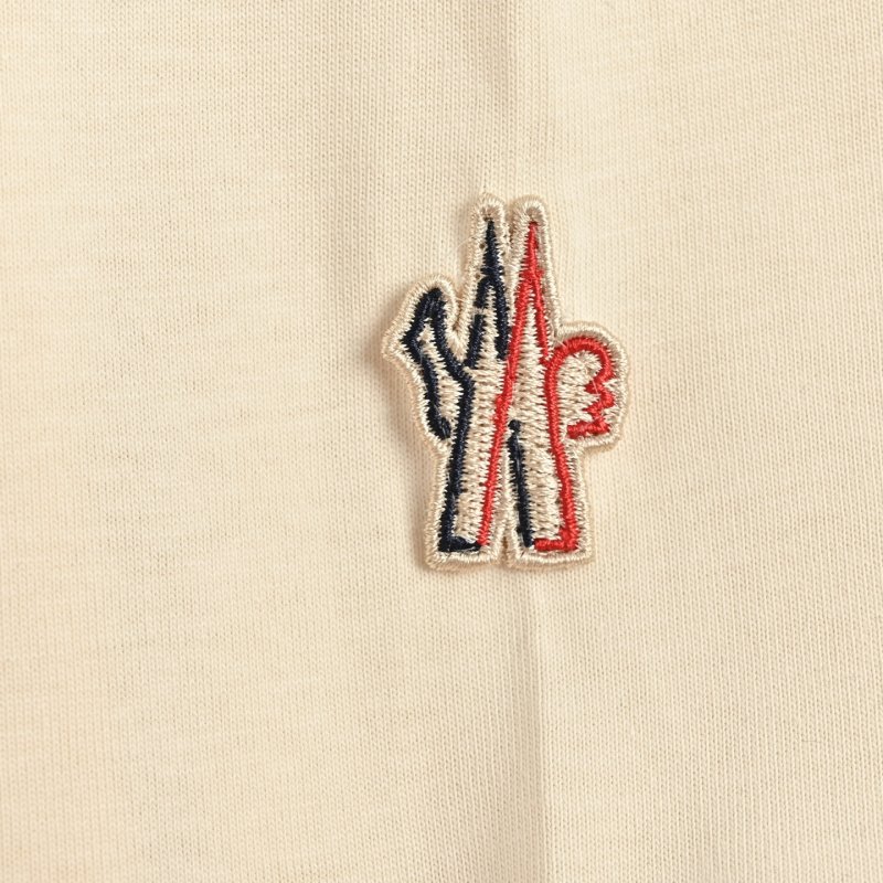 Moncler Logo T-Shirt Cream view
