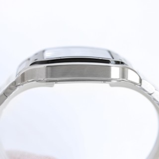 Cartier Santos Automatic Steel Watch Black Dial view 9