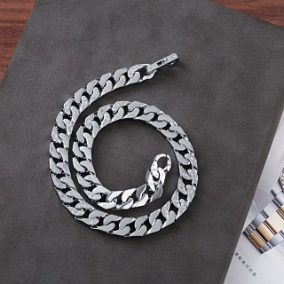 Louis Vuitton Monogram Chain Link Silver Necklace view 5