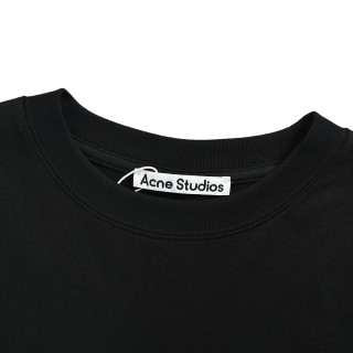 Acne Studios Circle Logo Print T-Shirt Black view 5