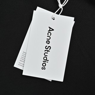 Acne Studios Circle Logo Print T-Shirt Black view 6