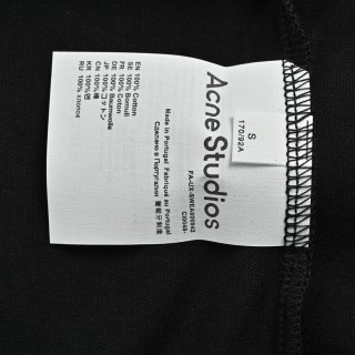 Acne Studios Circle Logo Print T-Shirt Black view 9
