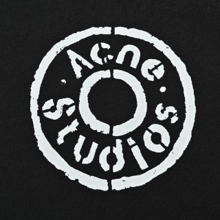 Acne Studios Circle Logo Print T-Shirt Black view 10