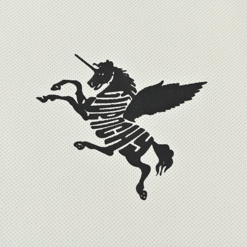 Embroidered White Short Sleeve T-Shirt view
