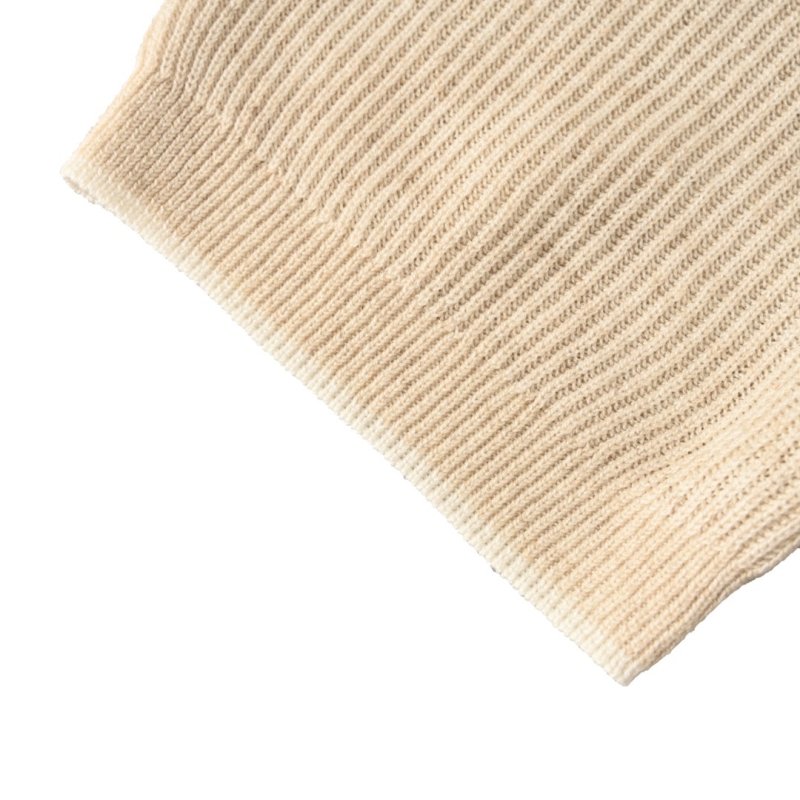 Cream Ribbed Short Sleeve T-Shirt view