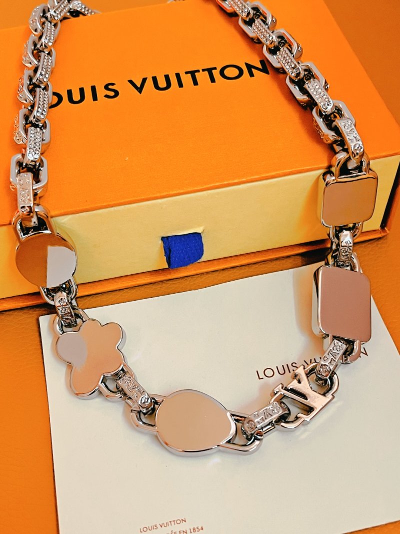 Louis Vuitton Paradise Stone Silver Necklace with Cubic Zirconia view