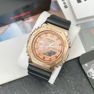 Casio G-Shock GA2100 Metal Shell Rose Gold Watch view 5