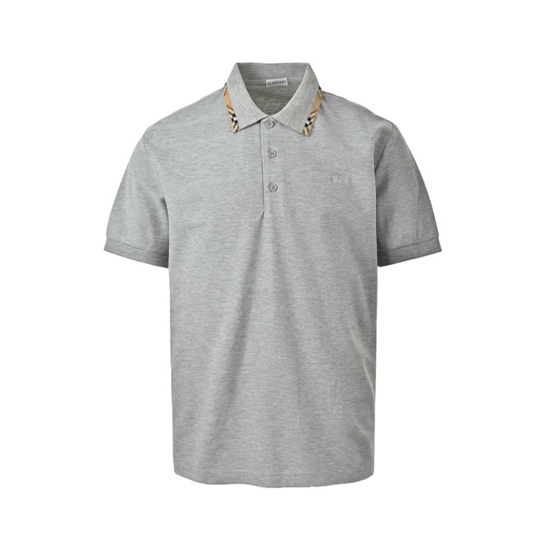 Classic Grey Short Sleeve Polo Shirt view