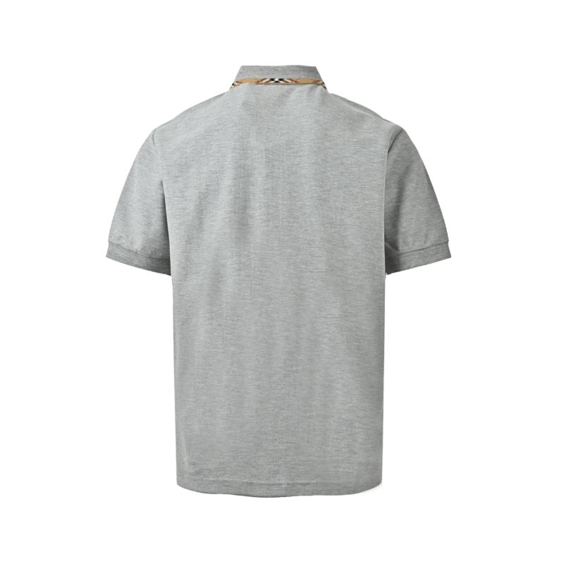 Classic Grey Short Sleeve Polo Shirt view