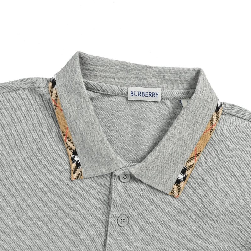 Classic Grey Short Sleeve Polo Shirt view
