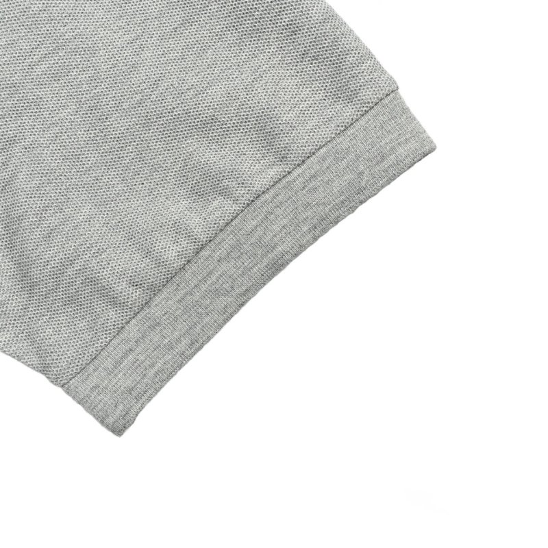 Classic Grey Short Sleeve Polo Shirt view