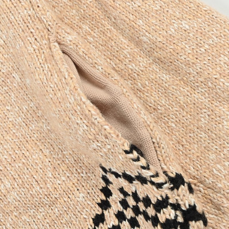 Louis Vuitton Monogram Zip Cardigan Beige Orange view