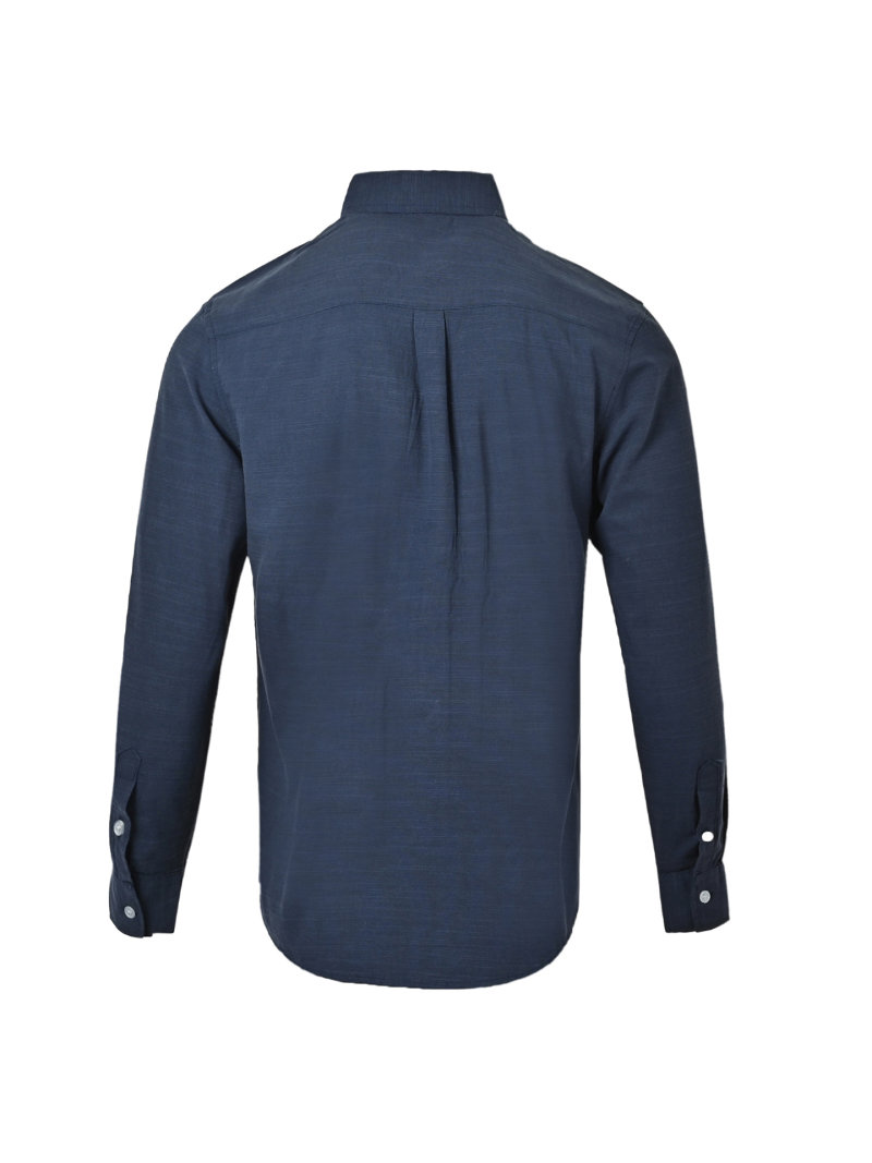 Ralph Lauren Navy Button-Down Oxford Shirt view