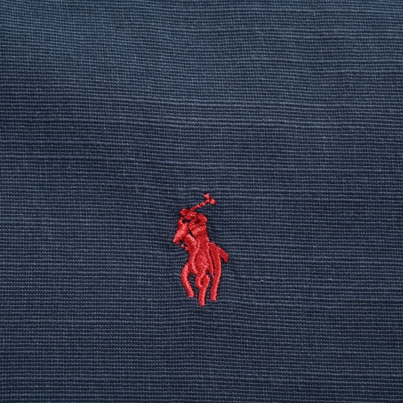 Ralph Lauren Navy Button-Down Oxford Shirt view