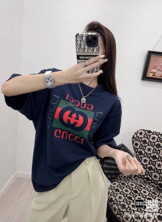 Gucci Logo Print Black T-Shirt view 4