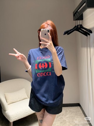 Gucci Logo Print Black T-Shirt view 8