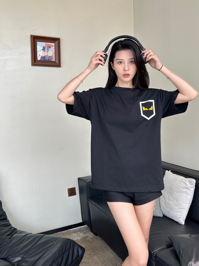 Black Short Sleeve T-Shirt with Chest Pocket Badge view