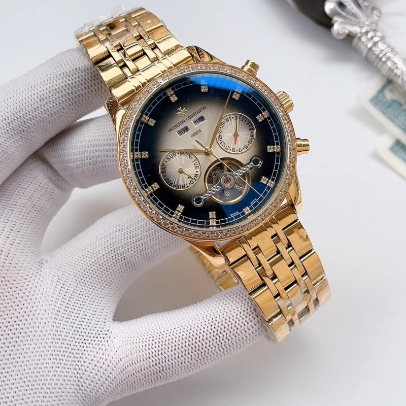 Jaeger-LeCoultre Master Tourbillon Gold Blue Dial Watch