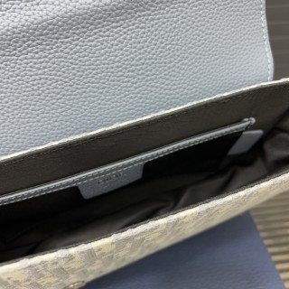 Dior Saddle Oblique Crossbody Bag Blue view 9