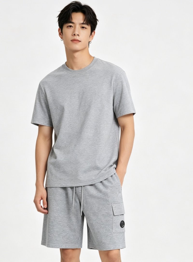 C.P. Company Pocket Lens Shorts Grey view