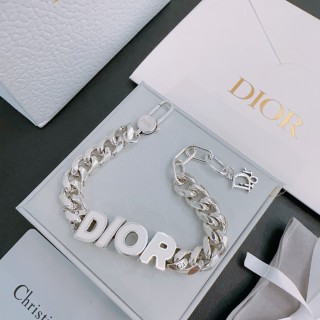 Dior Logo Chain Bracelet Silver view 8