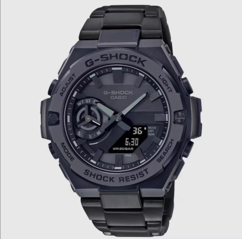 G-SHOCK GST-B500D Steel Analog-Digital Watch Silver view