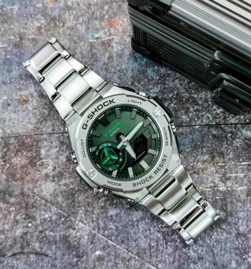 G-SHOCK GST-B500D Steel Analog-Digital Watch Silver view
