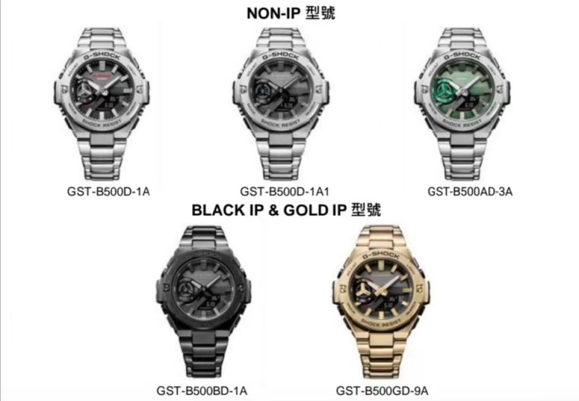 G-SHOCK GST-B500D Steel Analog-Digital Watch Silver view