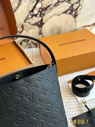 Louis Vuitton All In BB Black Bucket Bag view 2