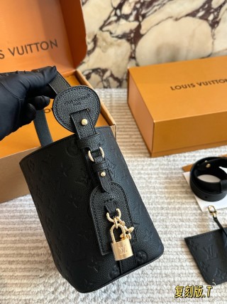 Louis Vuitton All In BB Black Bucket Bag view 3