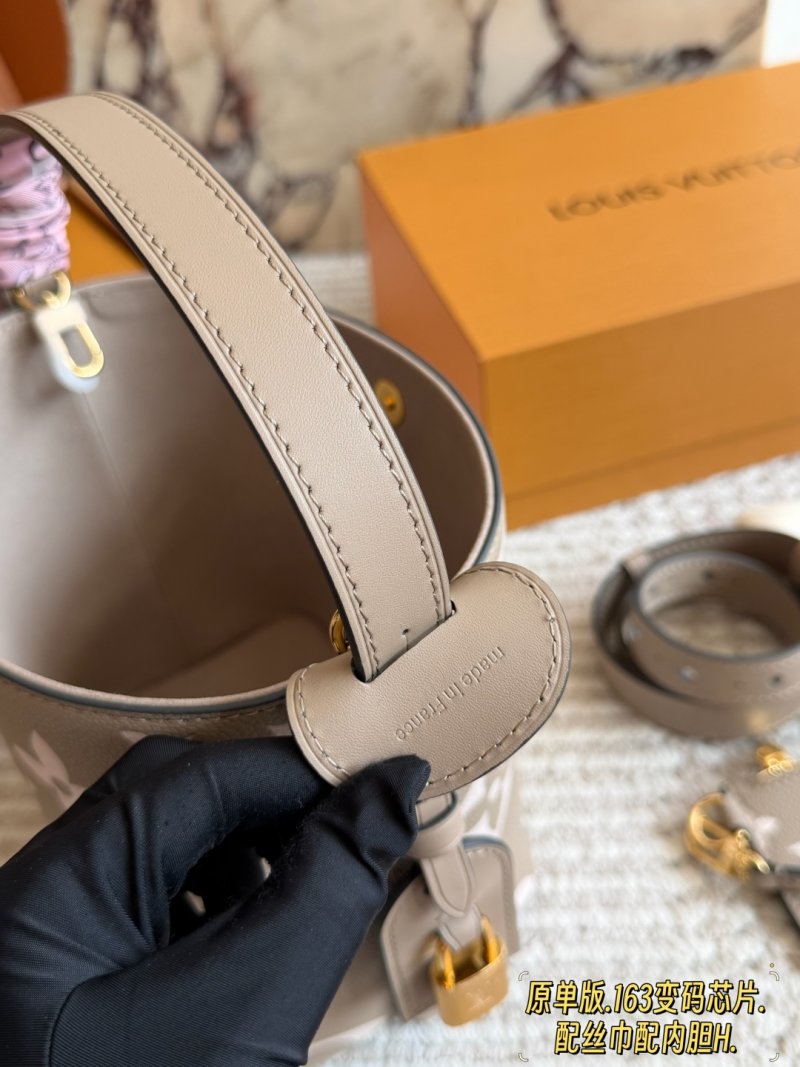 Louis Vuitton Monogram Bicolor Bucket Bag Beige view