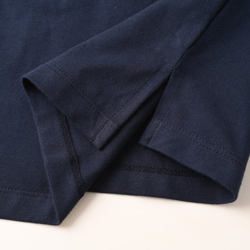 Vivienne Westwood Navy Orb Long-Sleeve Polo Shirt view