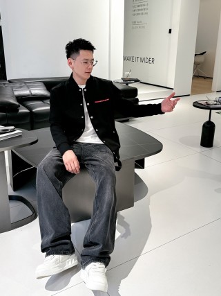 Prada Black Wool Button-Up Jacket view 4