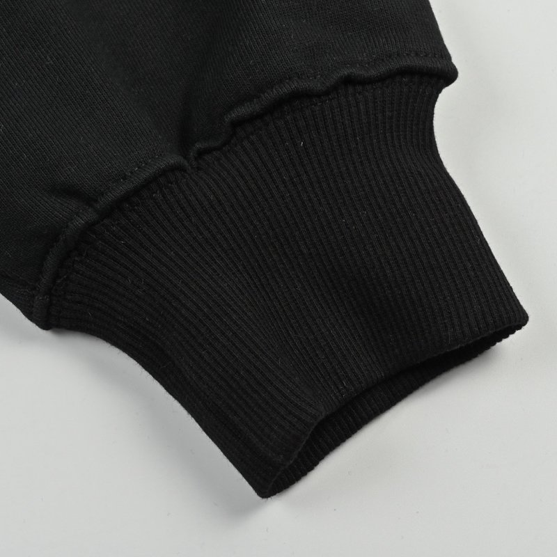 Black 'Love Good Drama' Rhinestone Cropped Hoodie view