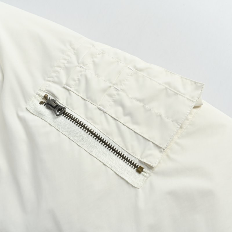 Cream White Oversized Down Puffer Jacket view