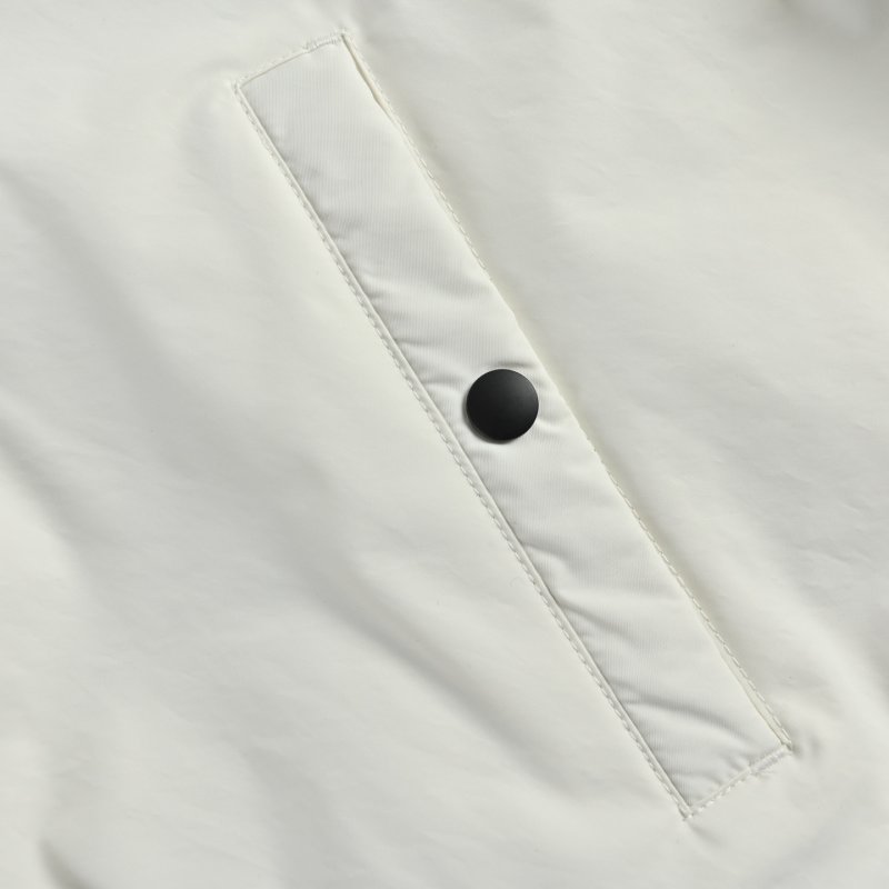 Cream White Oversized Down Puffer Jacket view