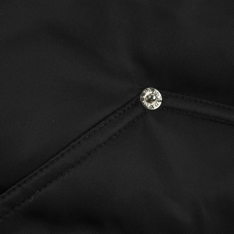 Prada Black Nylon Down Jacket with Chest Pocket view