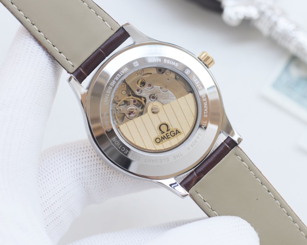 Omega De Ville Two-Tone White Dial Automatic Watch 41mm view