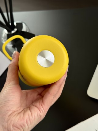 Bright Yellow Insulated Water Bottle with Carry Loop view 4