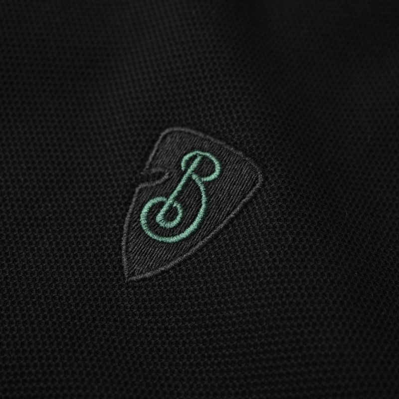 Stone Island Black Short Sleeve Polo Shirt view