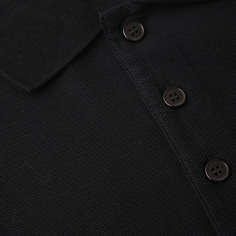 Stone Island Black Short Sleeve Polo Shirt view