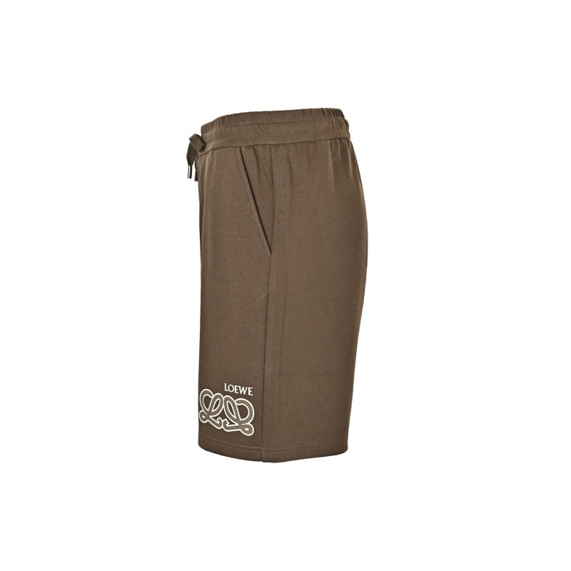 Loewe Anagram Brown Shorts view