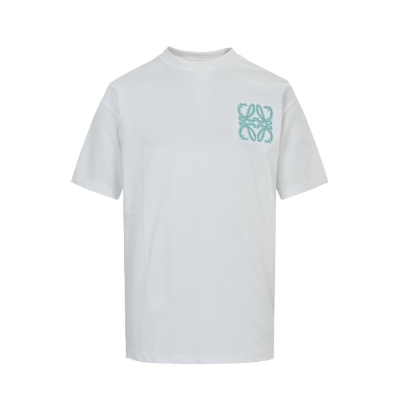 Loewe Anagram Print Cream T-Shirt