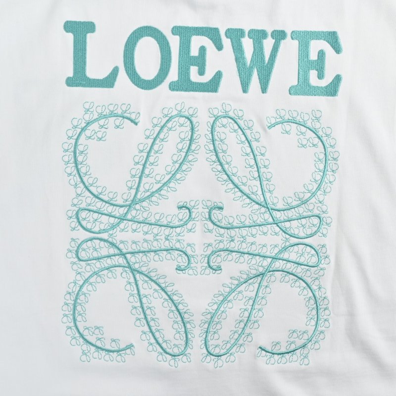 Loewe Anagram Print Cream T-Shirt view