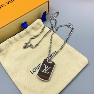 Louis Vuitton LV Shades Locket Pendant Necklace Silver view 4